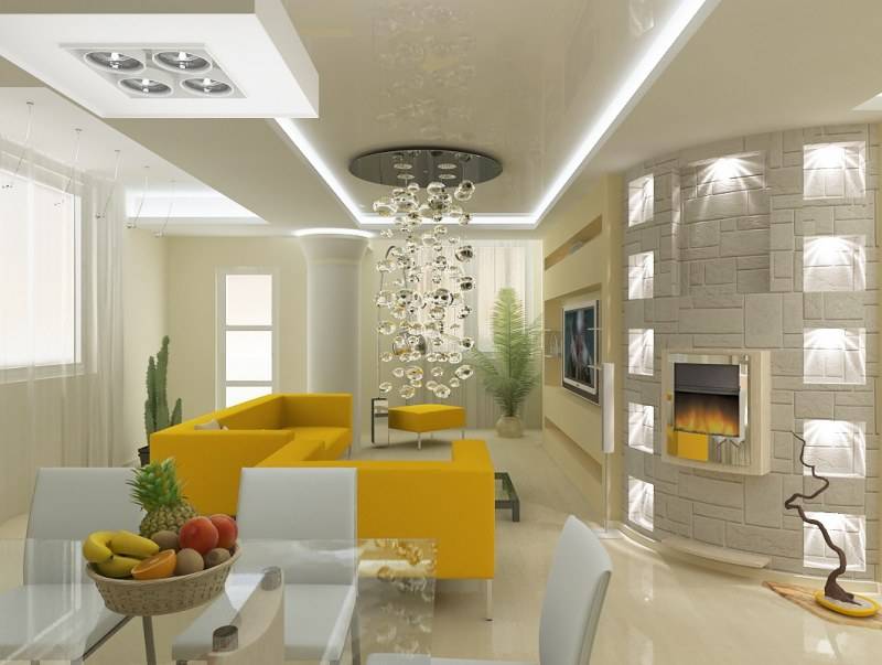 Какие бывают виды натяжных потолков, какие лучше, фото различных вариантов