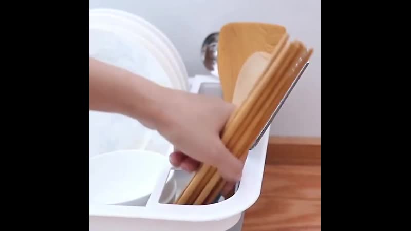 Кухонная сушилка для посуды в шкаф: 115+ (фото) как установить?