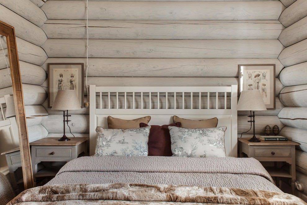 Спальня в деревянном доме (100 фото идей): дизайн интерьера, реальные примеры планировок с красивым сочетанием цветов