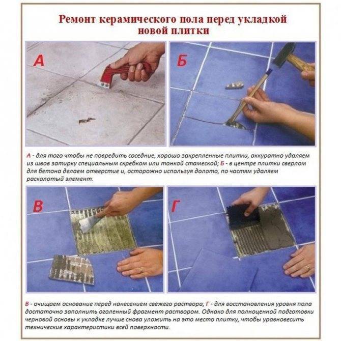 Ювелирная работа: как аккуратно снять плитку со стены и пола