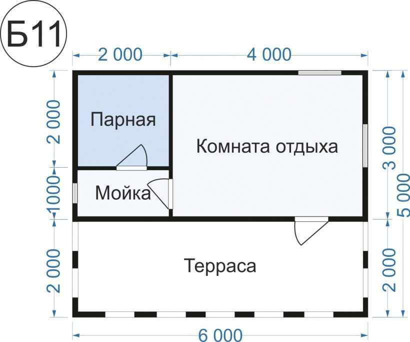 Проекты бань 6 на 8: особенности строительства бани 6х8 из бруса, планировки и фото | построить баню ру