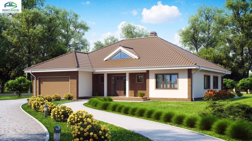 План одноэтажного дома: варианты готовых проектов с фото-примерами