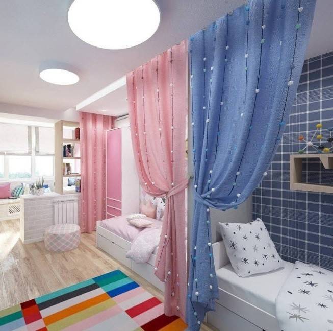 Детская 12 кв. м.: 130 фото дизайна спальни, зонирования и особенности оформленияварианты планировки и дизайна