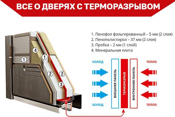Двери с терморазрывом (52 фото): что это такое, входные уличные модели для частного загородного дома, металлические варианты для коттеджа, отзывы