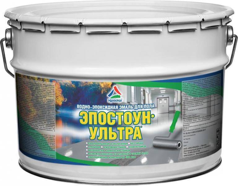 Краска для бетонного пола — как выбать качественное покрытие