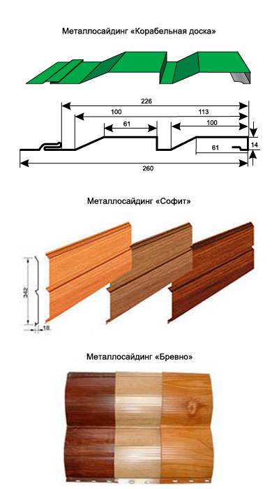 Сайдинг блок-хаус: размеры и цвета